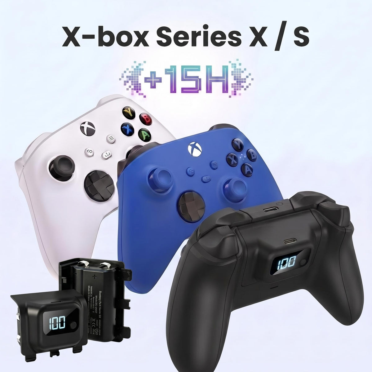 Batería para mando Xbox - detalle