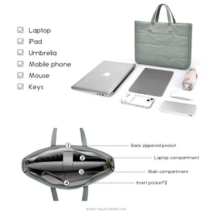 Practical and Versatile 14 15 16 Inch Laptop Case-Unisex Unisex Handbag Wide Shoulder Strap Large Capacity Bag