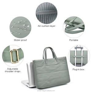 Practical and Versatile 14 15 16 Inch Laptop Case-Unisex Unisex Handbag Wide Shoulder Strap Large Capacity Bag