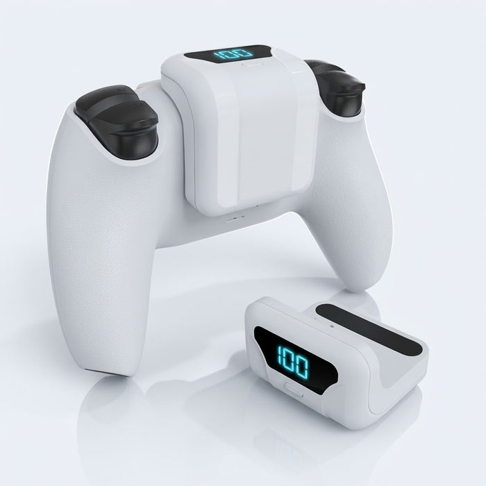 Batería para Mando PS5 DualSense — 1500 mAh con Pantalla LED y Clip