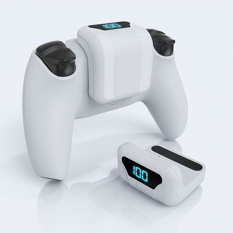 Batería para Mando PS5 DualSense — 1500 mAh con Pantalla LED y Clip